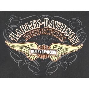 Harley Davidson 2014 Women's M T-Shirt USA Made Crow River Delano MN Motorcycles